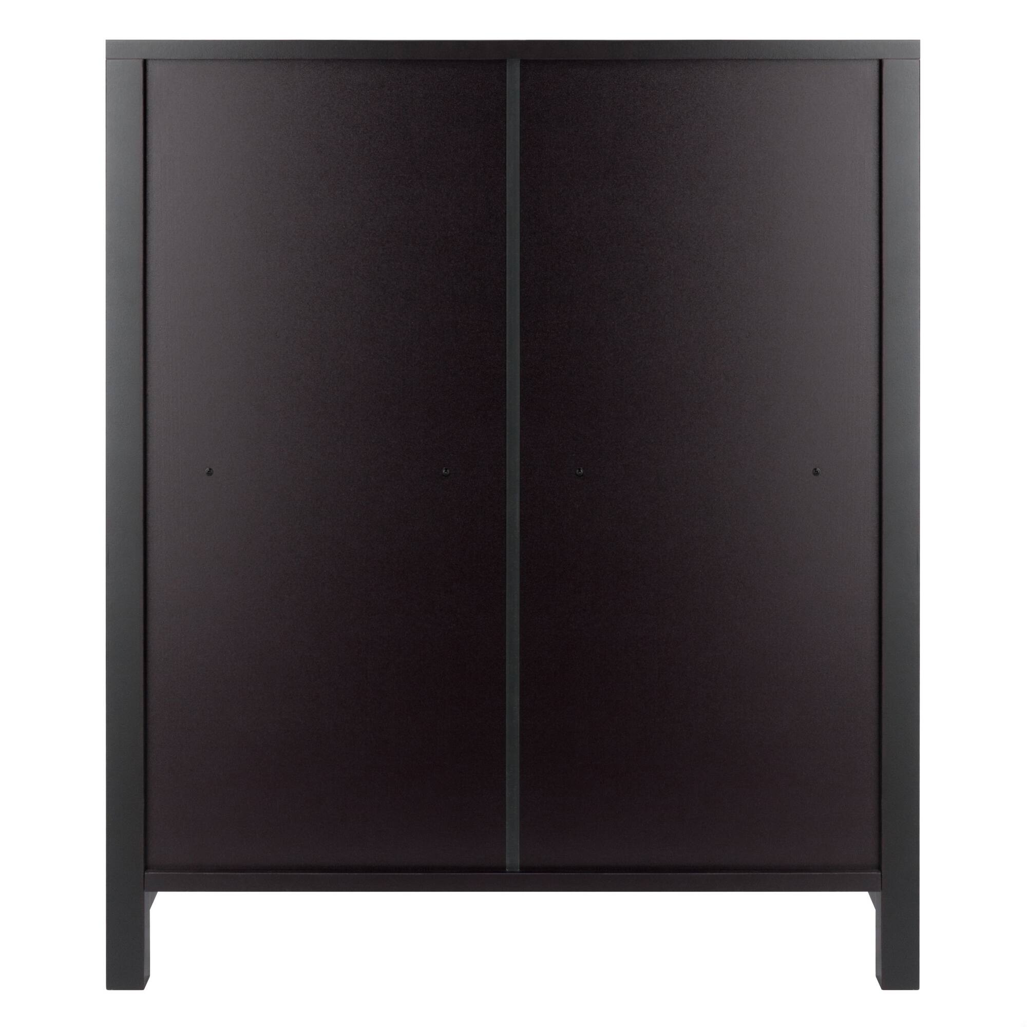 Alt View 3. Winsome Wood - Terrace 2-Section Shelf, 37" Wide - Espresso.