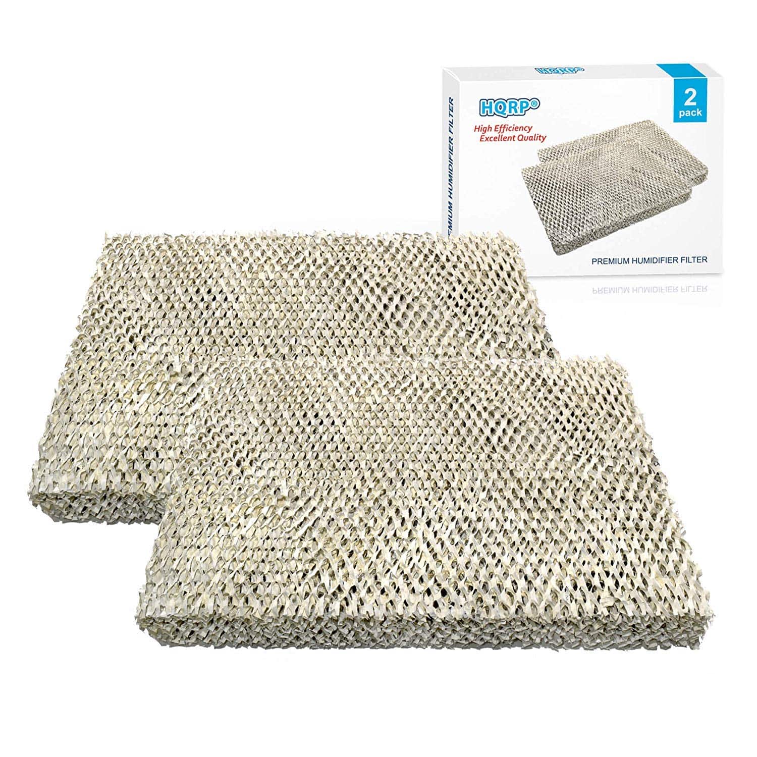 HQRP - 2-Pack Humidifier Water Panel Filter Replacement compatible with Totaline P110-3545 and Lennox WB217