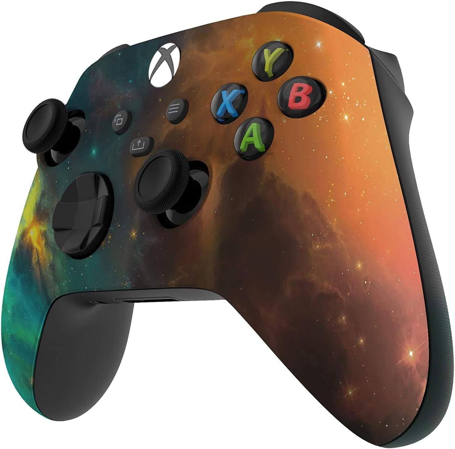 Angle. Custom Controllerzz - Custom Wireless Controller for Xbox Series X|S, Xbox One, & PC - Vibrant Universe.