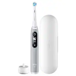 Oral-B - iO Series 6 Electric Toothbrush with Replacement Brush Head - Gray