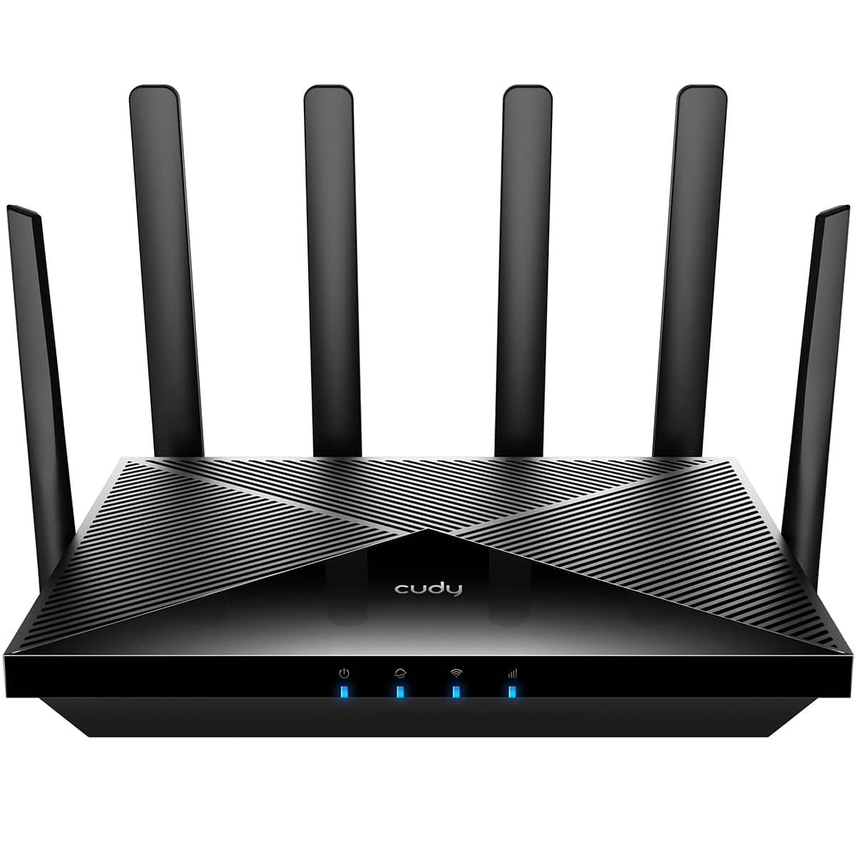 Cudy - 5G SA/NSA AX3000 Wi-Fi 6 CPE Router, Dual SIM 5G Router, 4 x 4 MIMO, Detachable Antennas, Band Lock, VPN - black