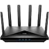 Front. Cudy - Cudy 5G SA/NSA AX3000 Wi-Fi 6 CPE Router, Dual SIM 5G Router, 4 x 4 MIMO, Detachable Antennas, Band Lock, VPN, Black - black.