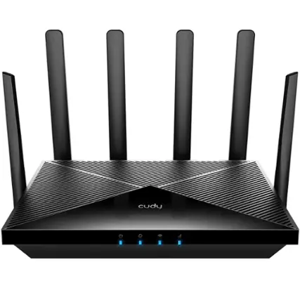 Front. Cudy - Cudy 5G SA/NSA AX3000 Wi-Fi 6 CPE Router, Dual SIM 5G Router, 4 x 4 MIMO, Detachable Antennas, Band Lock, VPN, Black - black.