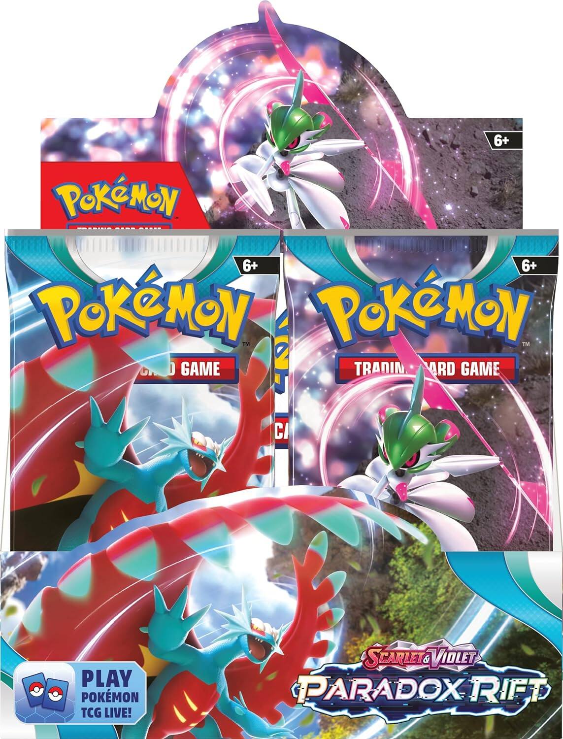 6+ Pokémon Trading Card Game  
6+ Pokémon Trading Card Game  
Scarlet & Violet Paradox Rift  
Play Pokémon TCG Live!