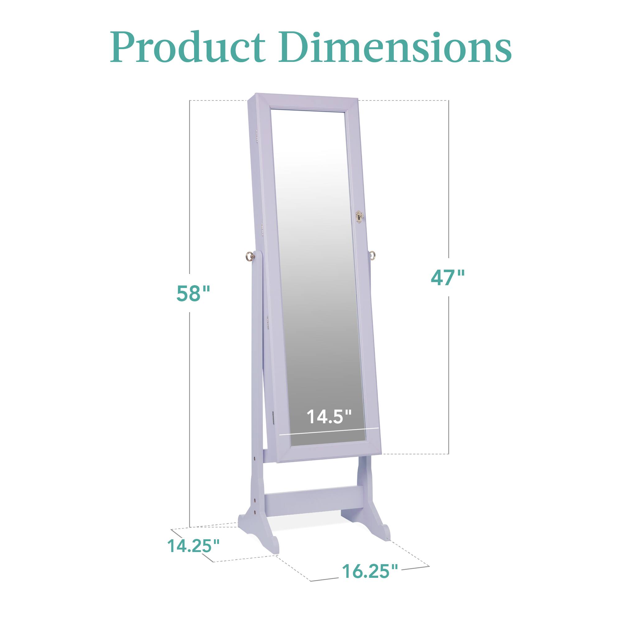 Product Dimensions: 58" x 47" x 14.5" x 14.25" x 16.25"