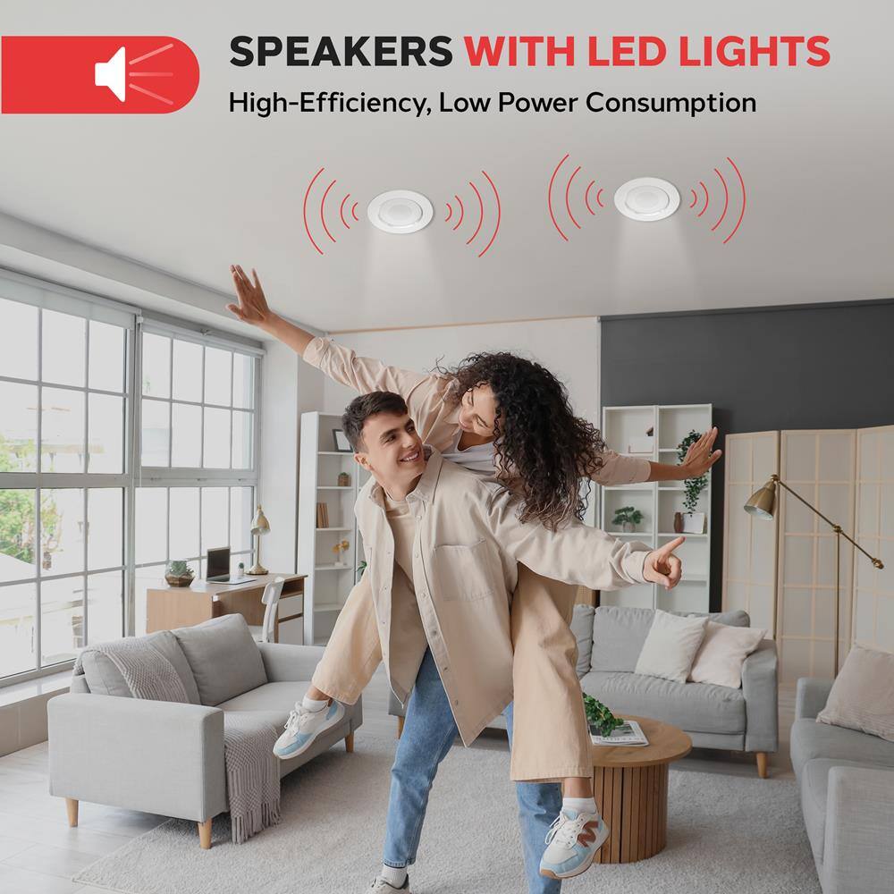 SPEAKERS WITH LED LIGHTS  
High-Efficiency, Low Power Consumption