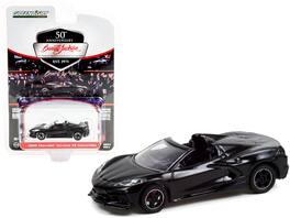 2020 Chevrolet Corvette C8 Stingray Convertible Black (Lot #3003) Barrett Jackson 1/64 Diecast Model Car by Greenlight
