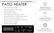Black Telescoping Pole Mounted Infrared Patio Heater
* 1500 Watt Electric Heater
* Protective Aluminum Heat Shield
* On/Off Toggle Switch
* 90% Energy Conversion
* 100% Heat Production within seconds
* 9ft Blanket of Heat - Not Affected by Wind
* 12ft Non-Retractable Electrical Cord
* Sturdy Powder-Coated Steel Post Assembly
* Tip Over Protection System
* Wheels for Easy Mobility
* Premium Quality
* Durable, Weather-Resistant Powder-Coated Steel Construction
* Heating Solution
* This Adaptable Unit Can Be Used Indoors and Outdoors
* Width: 8"
* Length: 22"
* Diameter: 5"
* Weight: 45 lbs
* Assembled Head: 18"
* Base: 72"
* Max Height: 93"
* Safety First
* Ensuring Global Safety Standards Are Met to Provide Maximum Safety
