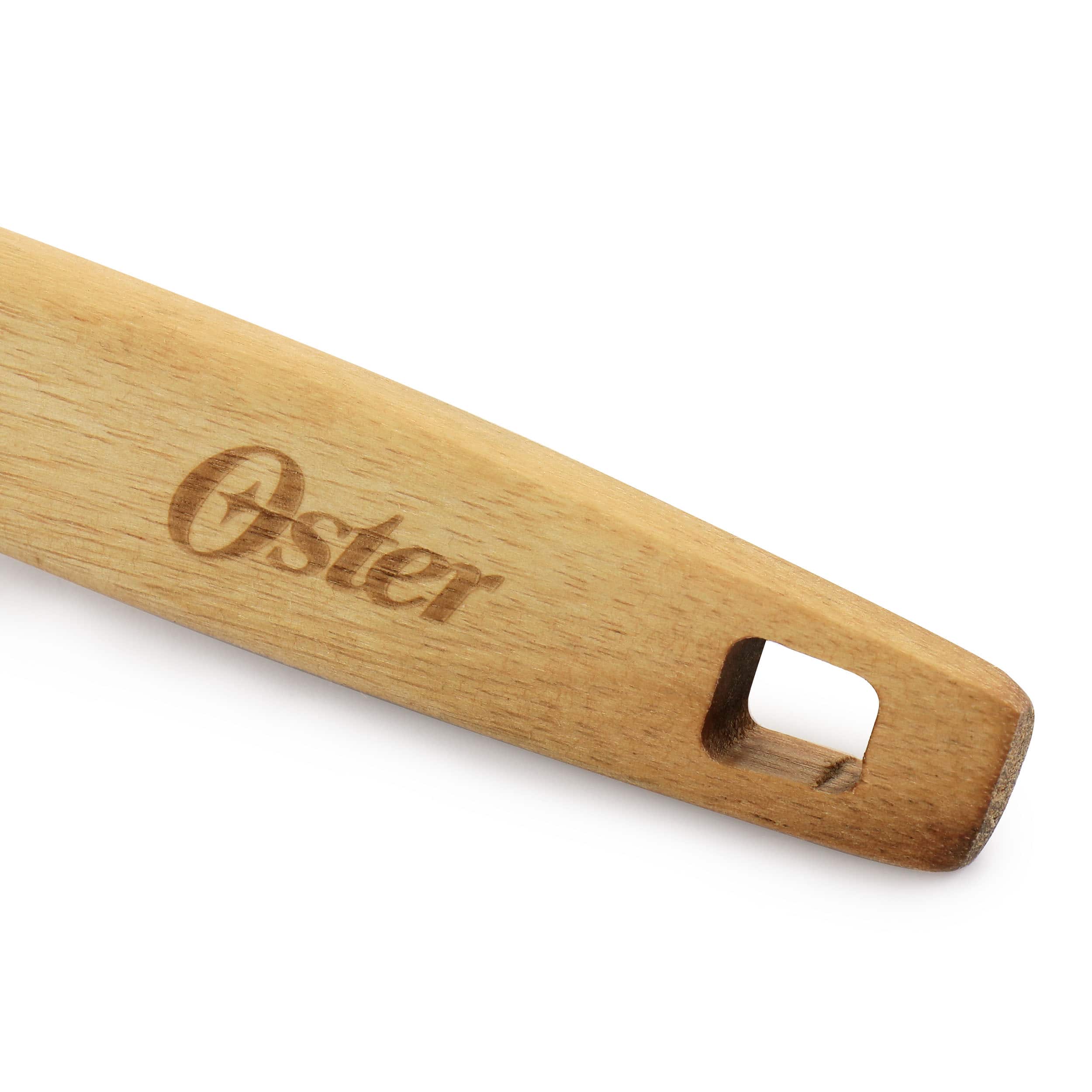 Oster - Acacia Wood Slotted Turner Cooking Utensil - Brown - Thumbnail 5