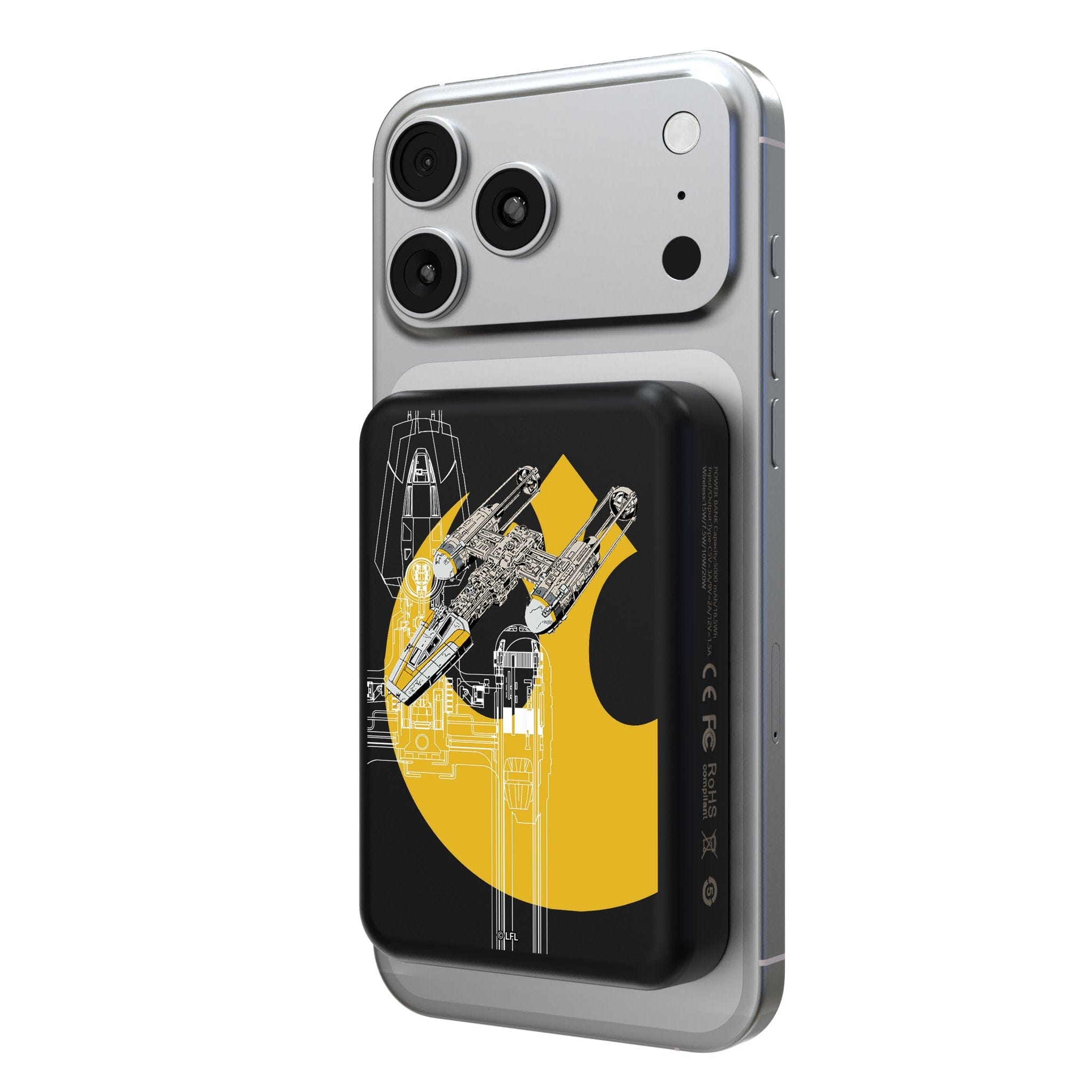 Keyscaper - Star Wars: A New Hope FactionTech Wireless Mag Power Bank - Y-Wing