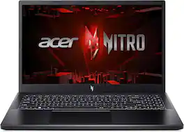 Acer - Refurbished Excellent - Nitro V 15 Gaming Laptop | i5-13420H, RTX 3050, 16GB RAM, 512GB SSD, 144Hz FHD, RGB KB - Obsidian Black