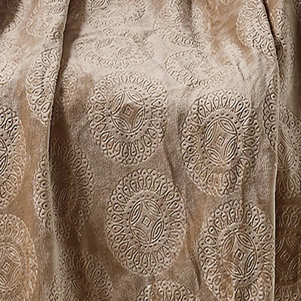 Alt View 3. Noble House - Plazatex Caesar Sherpa Decorative Super Soft Throw Blanket for Sleep/Decor 50" x 60" Taupe - Taupe.