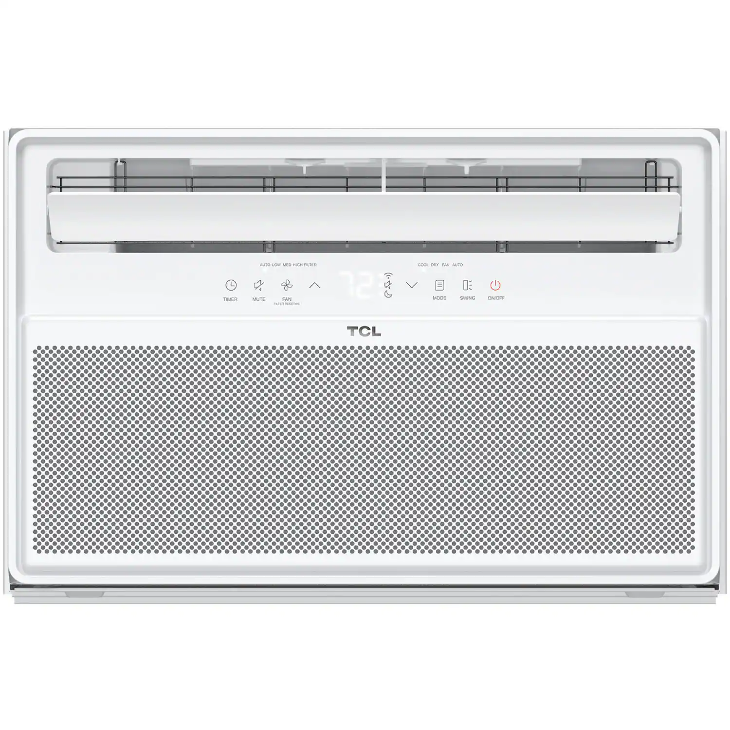 TCL - Q-Series 550 Sq. Ft. 12,000 BTU Smart Window Air Conditioner - White