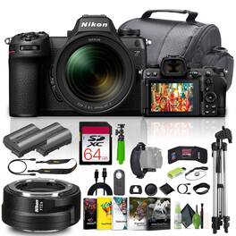 Nikon - Z6III Mirrorless Camera with 24-70mm f/4 S Lens + 64GB Memory Card Bundle - Black