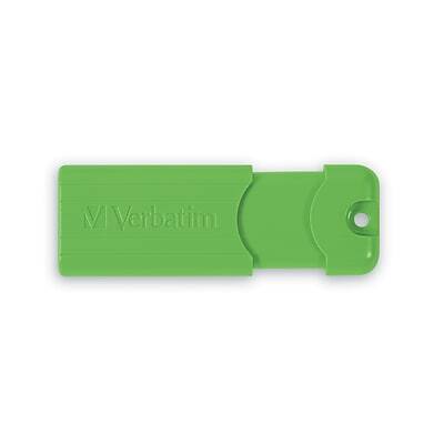 Alt View 5. Verbatim - PinStripe 16GB USB 3.2 Type A Flash Drive, 5/Pack - Assorted Colors.