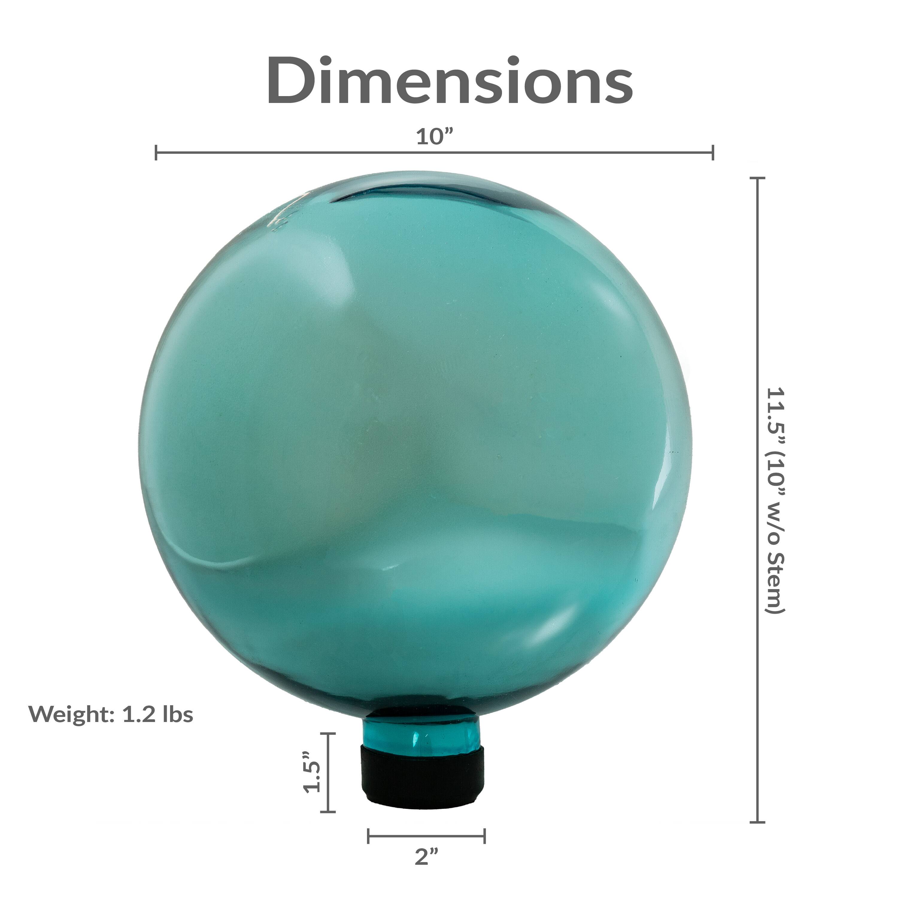 Dimensions: 10" x 11.5" (10" w/o Stem)  
Weight: 1.2 lbs  
Diameter: 1.5" x 2"