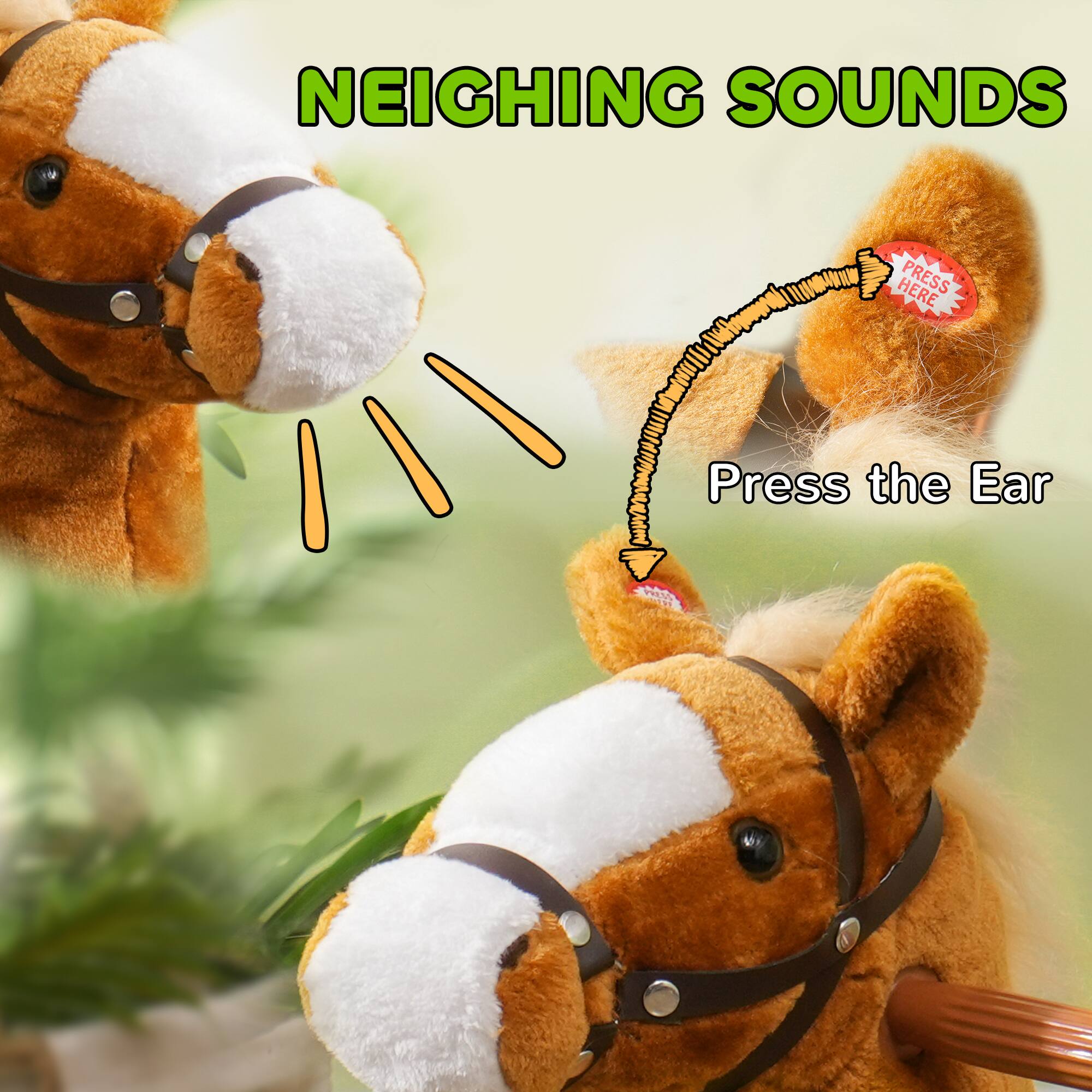 NEIGHING SOUNDS

Press the Ear

Press Here