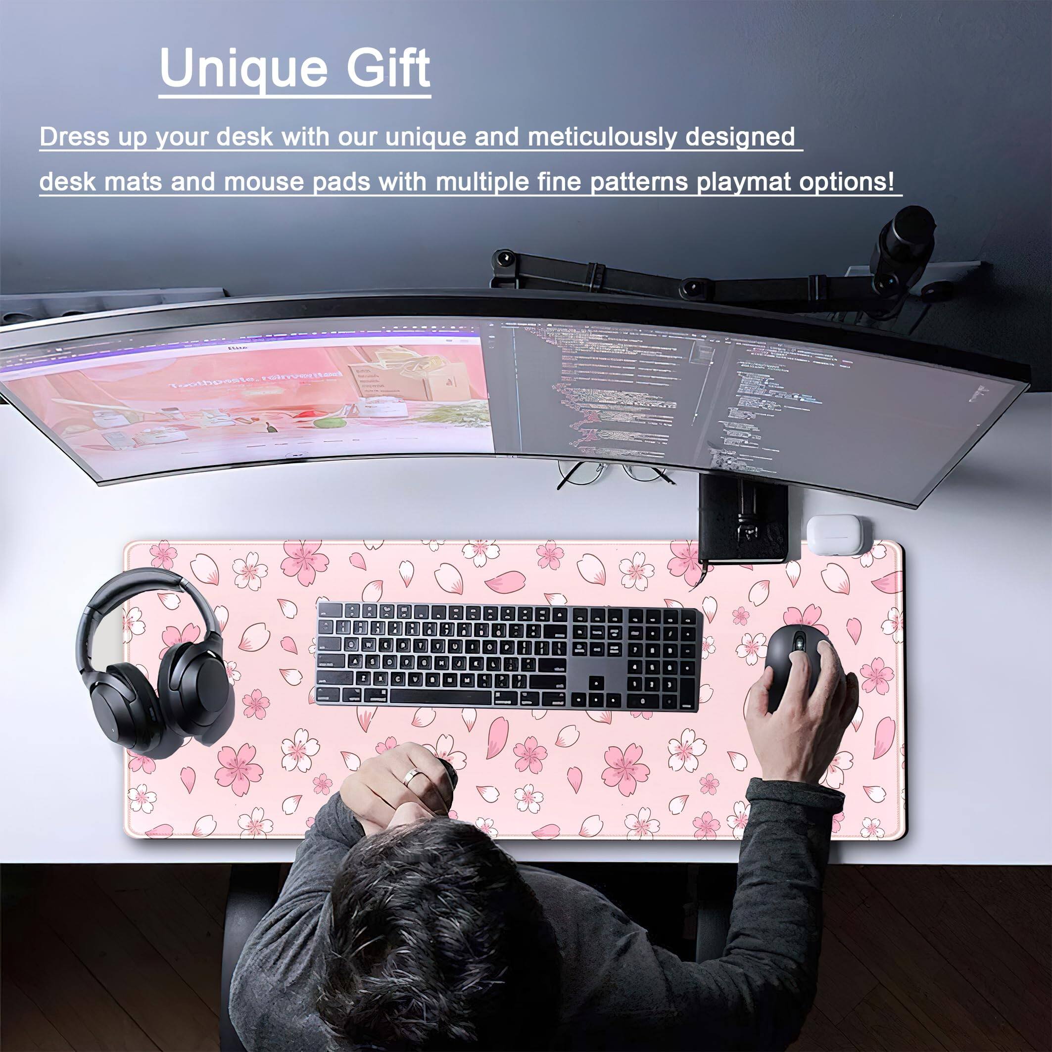 Unique Gift

Dress up your desk with our unique and meticulously designed desk mats and mouse pads with multiple fine patterns playmat options!