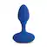 Front. plusOne - Luxe Vibrating Plug - Blue.
