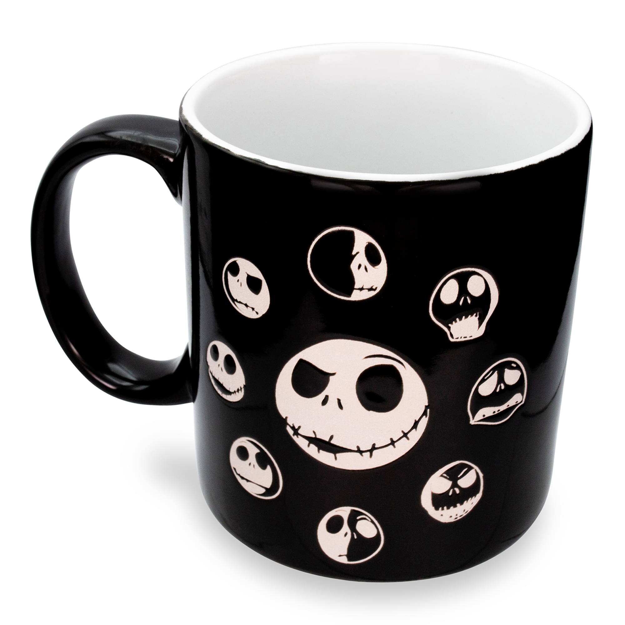 Alt View 1. Disney - Disney The Nightmare Before Christmas Jack Moon Phases Ceramic Mug | 20 Ounces - Black.