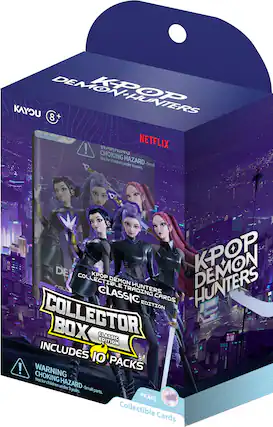 - POP KAYOU 8+! NETFLIX CHOKING WARNING Not for HAZARD children under 3 years.
- Smal 3 years.
- DE COLL COLLECTIBLE K CLASSIC DEMON HUNTERS DEMON CARDS EDITION COLLECTOR BOX CLASSIC EDITION INCLUDES IO!
- WARNING PACKS CHOKING Not for children under HAZARD 3 Small years. parts.
- PEARL Collectible Cards