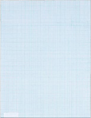 TOPS- Graph Pad, 8.5" x 11", Graph Ruled, 50 Sheets/Pad- White