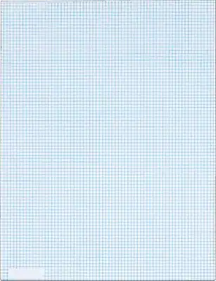 Front. TOPS - Graph Pad, 8.5" x 11", Graph Ruled, 50 Sheets/Pad - White.