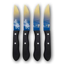 Woodrow - Kansas City Royals 4-Piece Stainless Steel Steak Knife Set - Multicolor