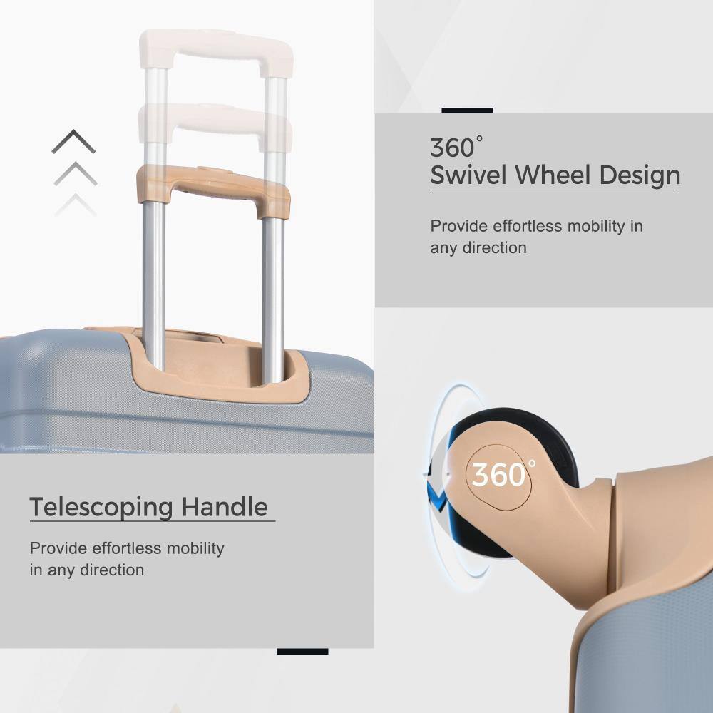 360° Swivel Wheel Design  
Provide effortless mobility in any direction  

Telescoping Handle  
Provide effortless mobility in any direction