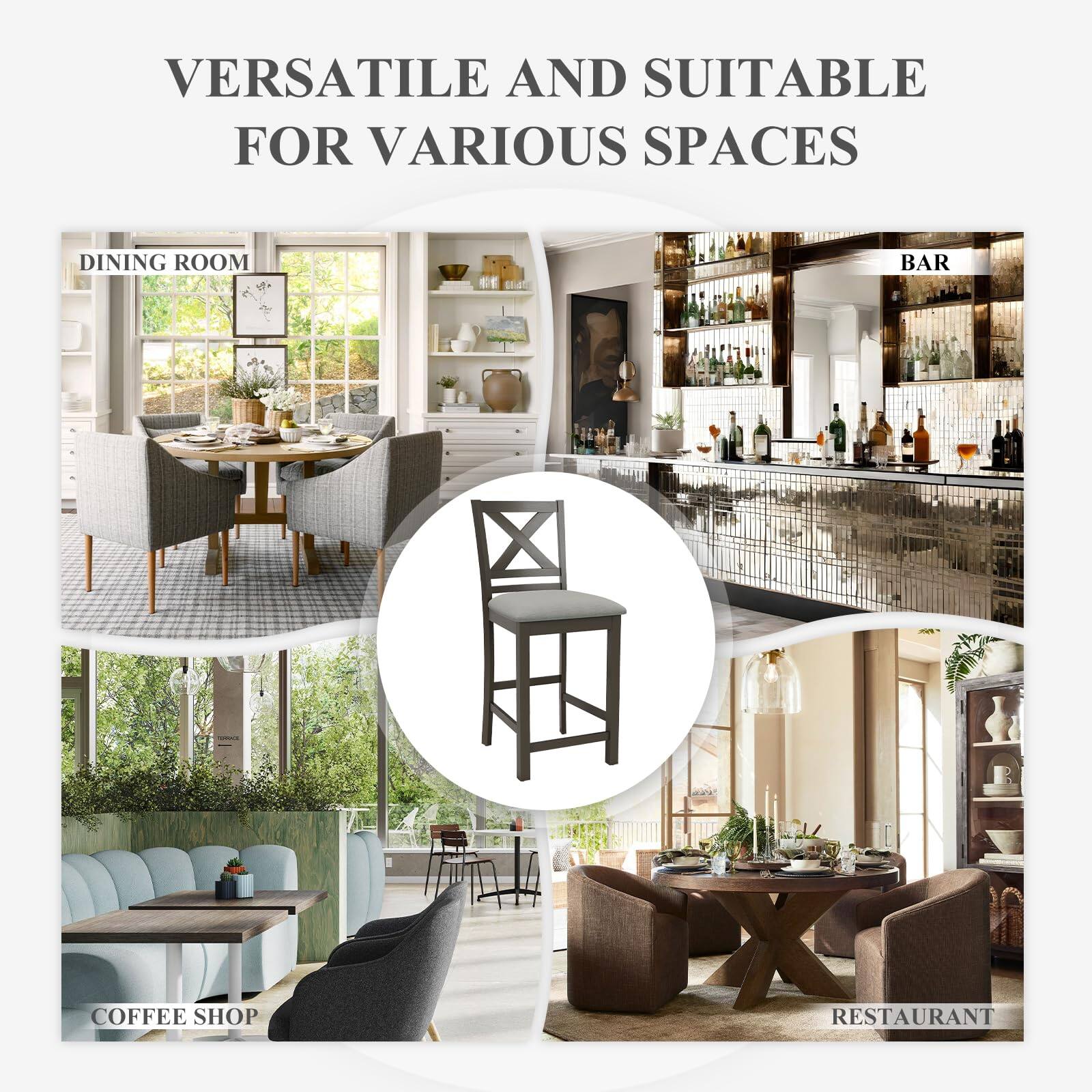 VERSATILE AND SUITABLE FOR VARIOUS SPACES

DINING ROOM

BAR

COFFEE SHOP

RESTAURANT