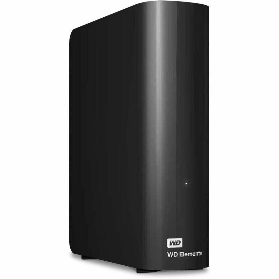 Alt View 5. Western Digital - WD Elements WDBWLG0260HBK-NESN 26 TB Desktop Hard Drive - External - Black - USB 3.2 (Gen 1) Micro-B - Black.
