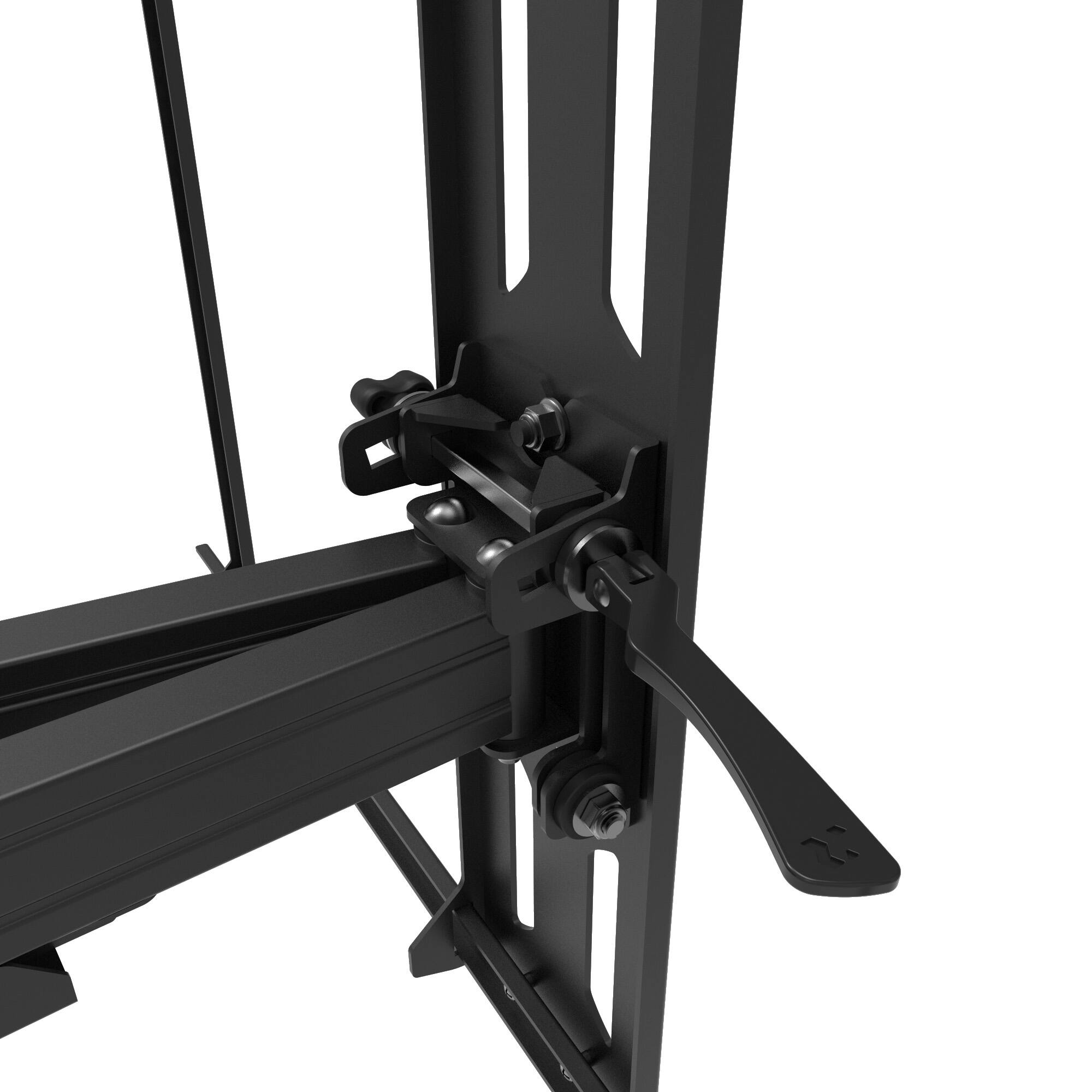 Alt View 2. Kanto - Pro Series Full Motion TV Wall Mount with Adjustable Offset for 55" - 120" TVs - Black.