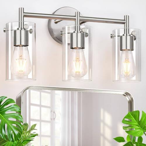 Brushed Nickel-3-Light