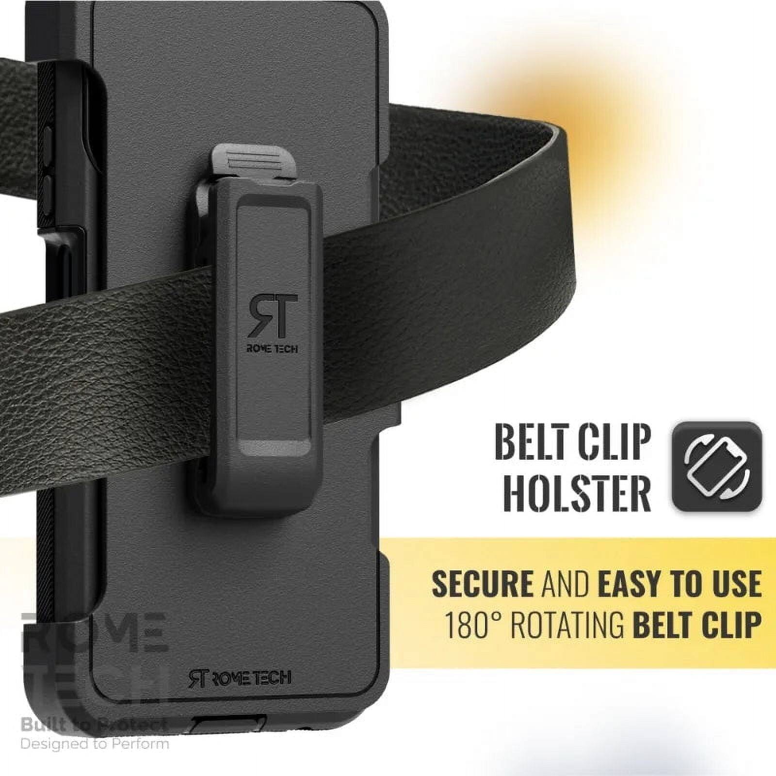 ROVE TECH BELT CLIP HOLSTER  
ROME TECH  
SECURE AND EASY TO USE  
180° ROTATING BELT CLIP  
Built to Protect  
Designed to Perform