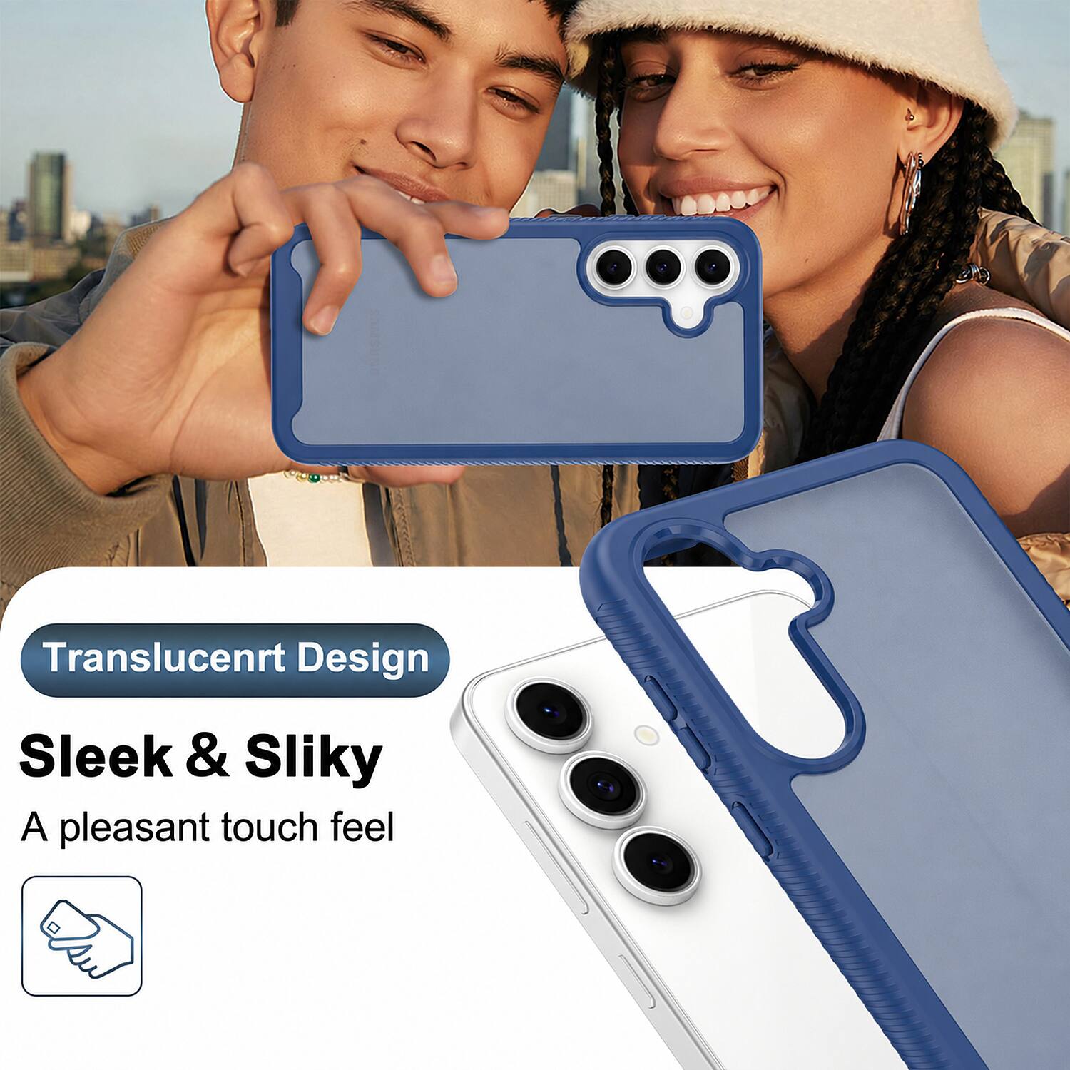 Translucent Design  
Sleek & Silky  
A pleasant touch feel