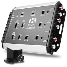 R FRONT GAIN OUTPUT GROUND S2V ISOLATION L TURNON MODE GND CLIP / 2000 MIN MAX REMIN GND ISO POWER DC AUD REM REMOUT R OHT LOAD IXI SELECT INPUT REAR CHT- (CH1-CH4) MODE OUTPUT GAIN 02+ 200 oon SCN L O2 800 NVX CLIP CH3+ 74ON 401 XLOC66X MIN MAX 20k0 CH- O I 8 OUT CH4+ LINE-OUTPUT CONVERTER REMOTE LOAD CH4- SELECT CHS+ (CHS-CH6) LPF jma BOOST GAIN JoN CHS- -500 R CHS+ 12a 1OE OFF CLIP OdB 1248 SUB CHE- MIN MAX OUTPUT L
- FRONT GAIN OUTPUT
- REAR GAIN OUTPUT
- SUB GAIN OUTPUT
- GROUND
- TURN ON MODE
- REMIN
- REMOUT
- LOAD SELECT (CH1-CH4)
- LOAD SELECT (CH5-CH6)
- INPUT MODE
- GND ISO
- DC AUD REM