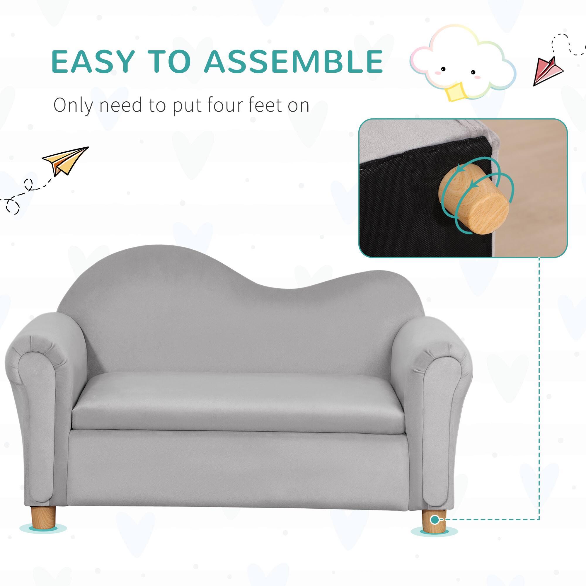 EASY TO ASSEMBLE  
Only need to put four feet on