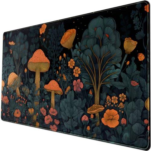 Front. Comfort Essence - Anime Neon Mouse Pad Purple City Gaming Desk Big Cute Pink Extended Office Pc Laptop Mousepad Large 31..-with - Mushroom.
