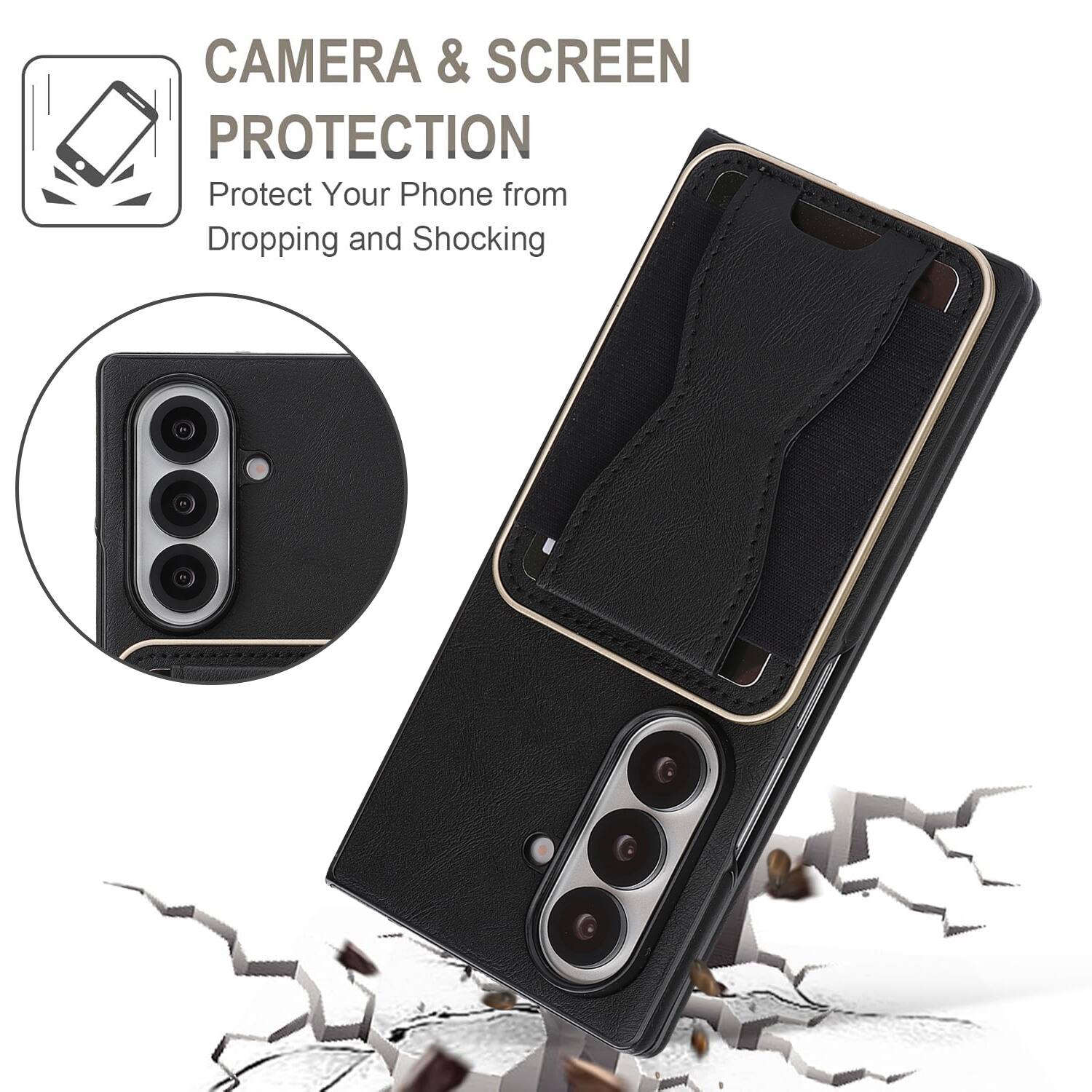 CAMERA & SCREEN PROTECTION  
Protect Your Phone from Dropping and Shocking