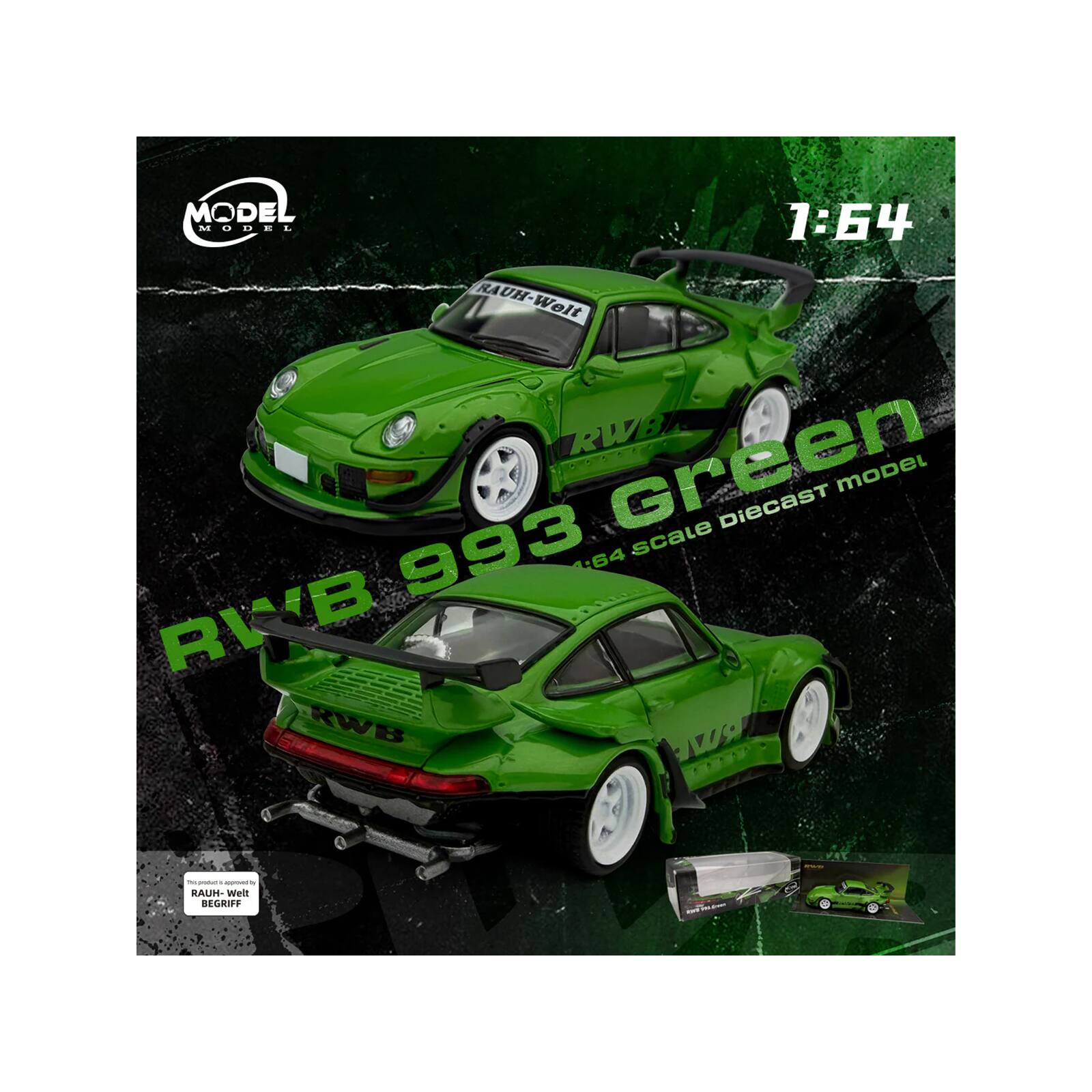 MODEL MODEL 1:64 RAUH-Welt RAUH-Welt RWEA E Green scale DIECAST moDeL 993 1:64 RWB RWB - - RAUH-Welt EGRIFF
