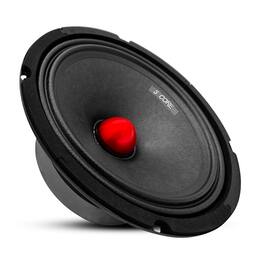 5 CORE - 8" Subwoofer Speaker 500W Mid Range PA DJ Audio Sub Woofer 8Ohm Deep Bass Replacement Driver-MR 8 BLT R 8oHM - Black
