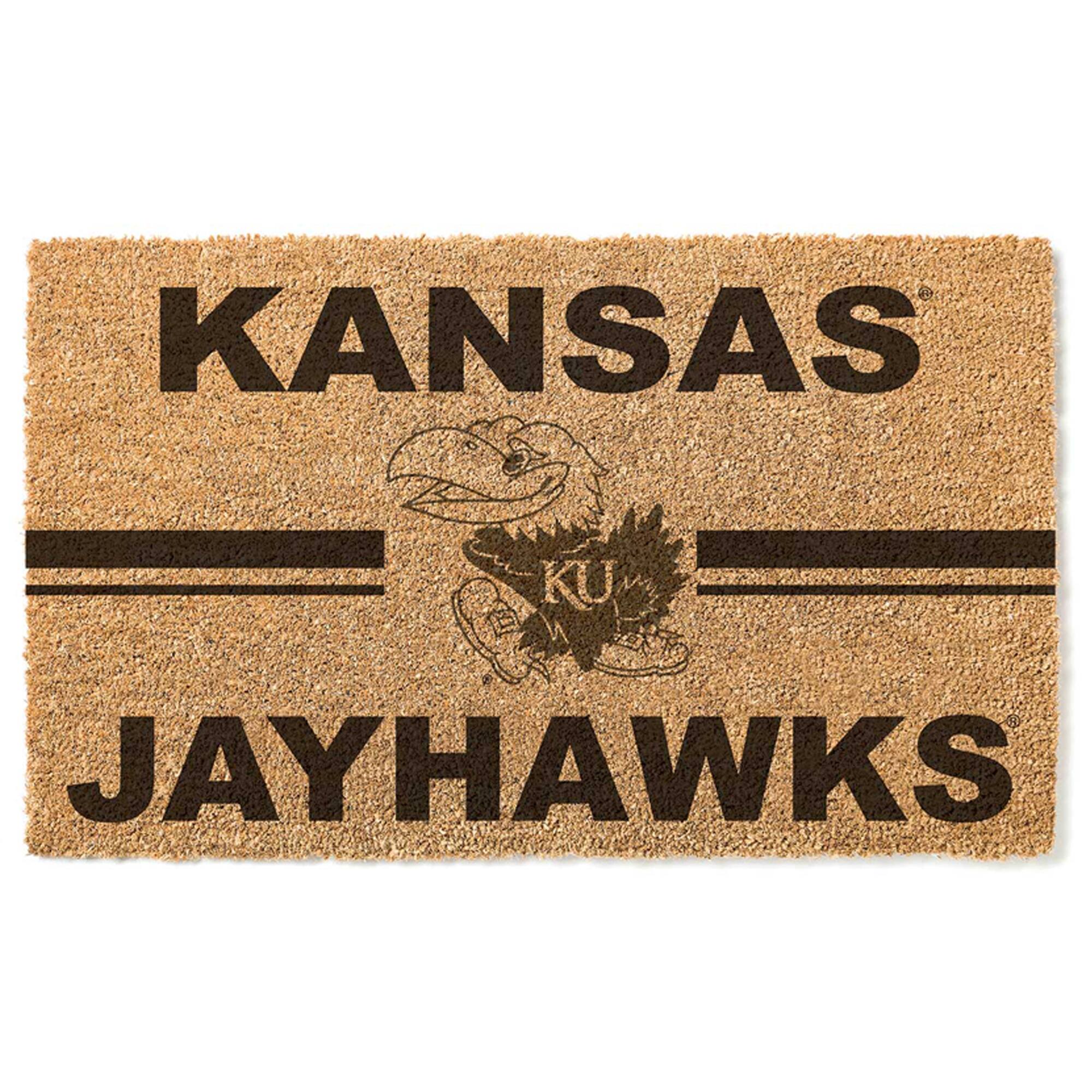 Kansas Jayhawks 18" x 30" Team Logo Doormat