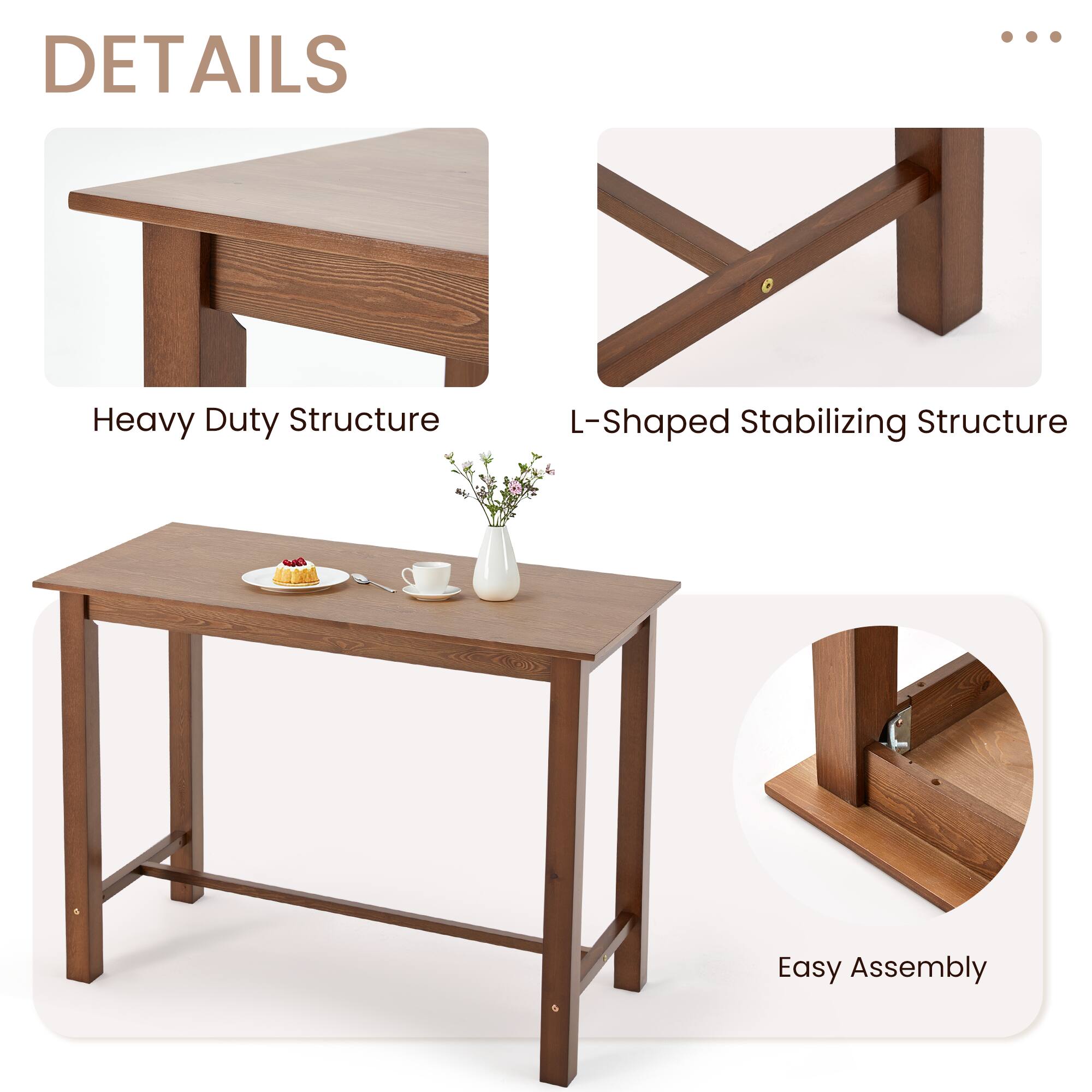 DETAILS

- Heavy Duty Structure
- L-Shaped Stabilizing Structure
- Easy Assembly