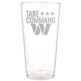 Great American Products - Washington Commanders Etched 16oz. Rally Cry Pint Glass - Multicolor