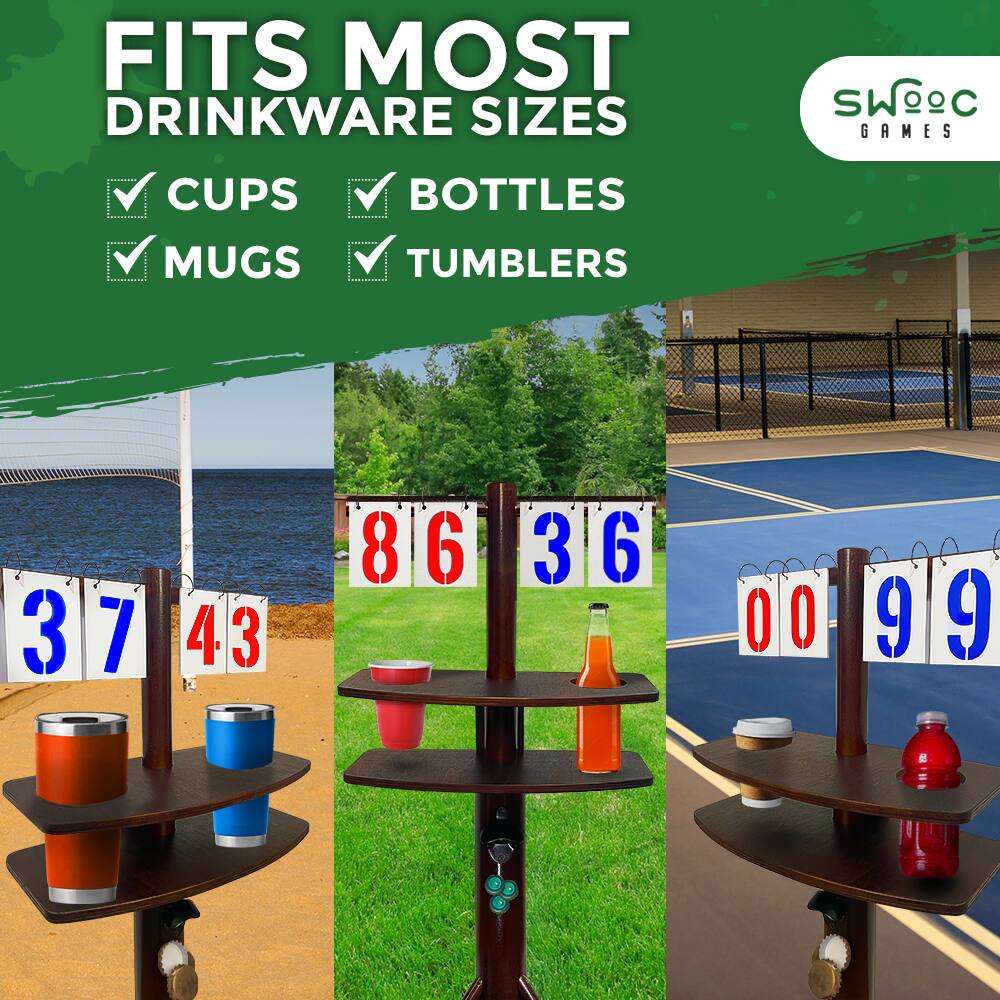 FITS MOST DRINKWARE SIZES  
CUPS  
BOTTLES  
MUGS  
TUMBLERS  

3 7 4 3 8 6 3 6 0 0 9 9  

SWOEC GAMES