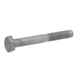 Hillman - 100 Piece Galvanized 1/4 x 1/4 In Hex Bolts Wood to Wood Metal to Metal