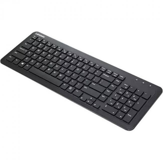 Lenovo - 300 Wireless Keyboard - US English - Wireless Connectivity - RF - 2.40 GHz - 104 Key(s) - English (US) - PC - Black