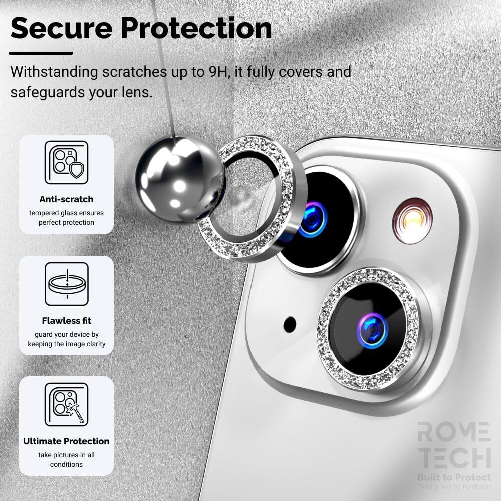 Secure Protection

Withstanding scratches up to 9H, it fully covers and safeguards your lens.

Anti-scratch
tempered glass ensures perfect protection

Flawless fit
guard your device by keeping the image clarity

Ultimate Protection
take pictures in all conditions

ROME TECH
Built to Protect
Designed to Perform