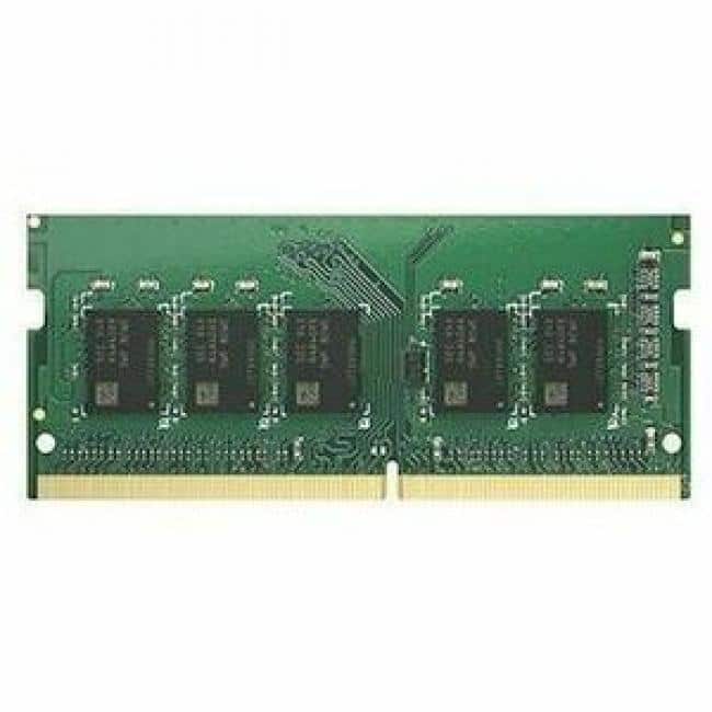 Synology - RAM Module - For NAS Server - 4 GB DDR4 SDRAM - ECC - Unbuffered - 260-pin - SODIMM - Black