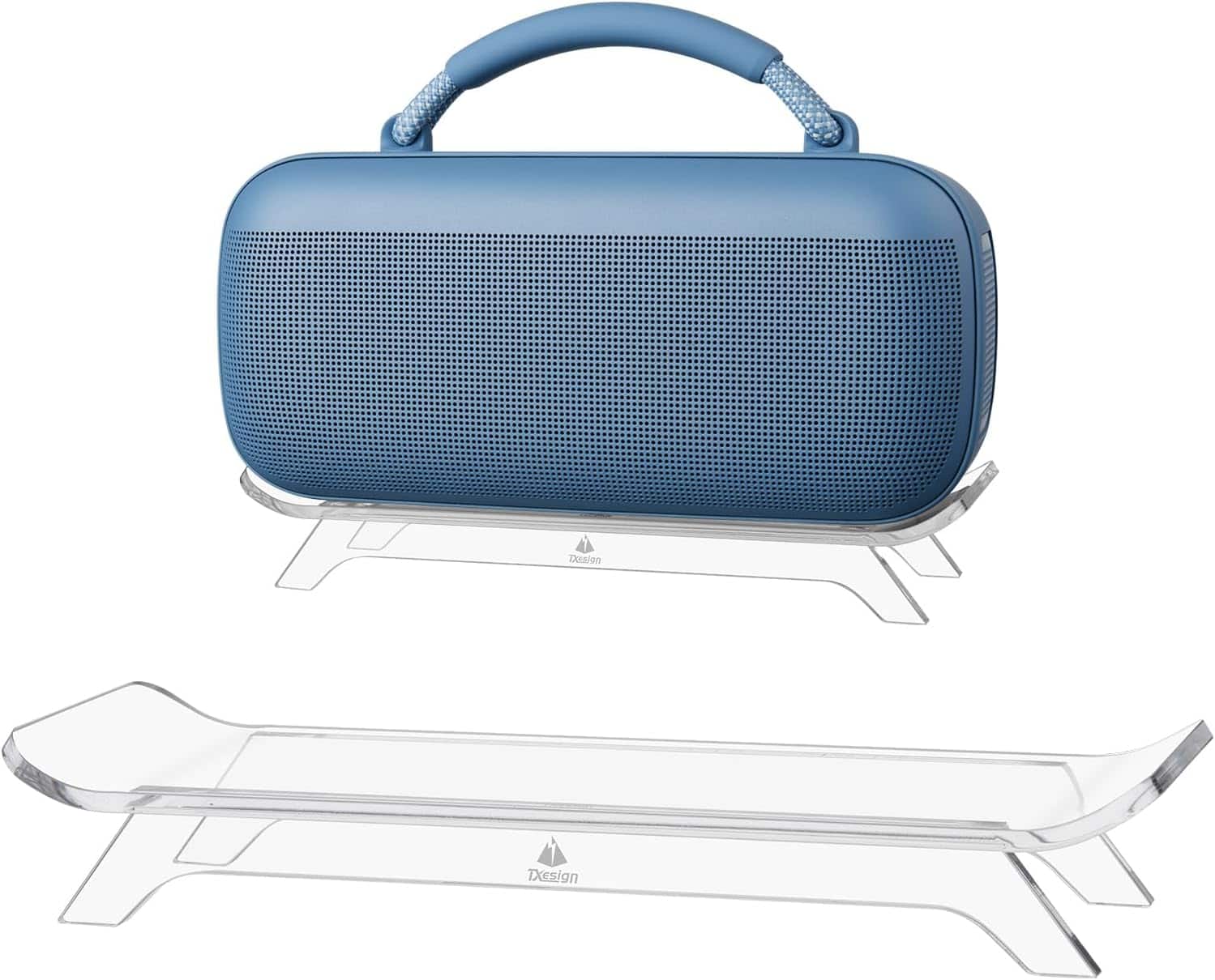 Stamp n Camp - TXEsign Desktop Stand Holder for New Bose SoundLink Max Portable Speaker Acrylic Speaker Holder Display Shelf - default